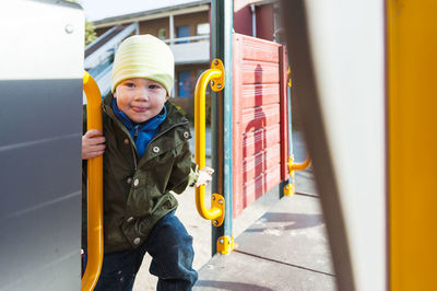 Boy on playground