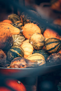 Close-up of fruits in container