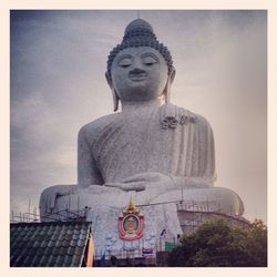 Low angle view of temple