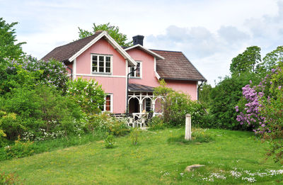 House against sky