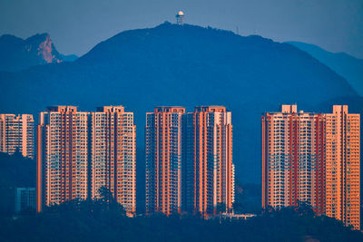 Buildings in city