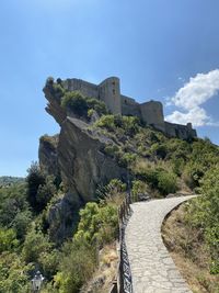 View of fort against sky