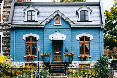 Entrance of building