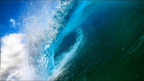 Close-up of sea waves