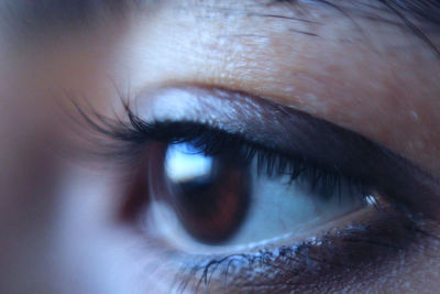 Extreme close-up of human eye