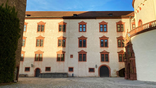 View of residential buildings