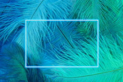 Digital composite image of blue background