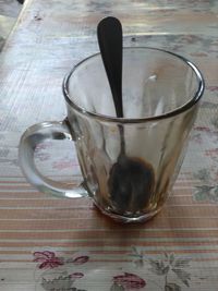 Close-up of drink on table