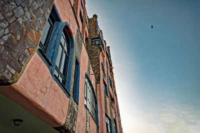 Low angle view of building against sky