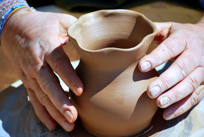 Close-up of woman working