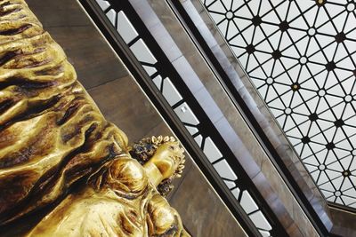 Low angle view of statue in museum