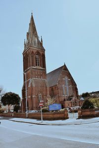 Low angle view of church