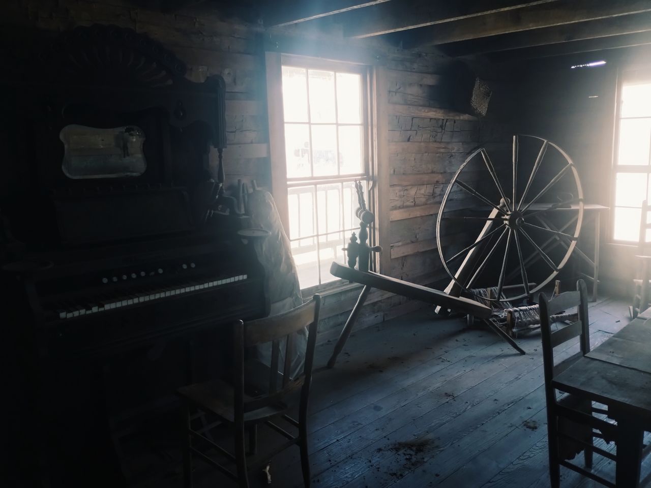 indoors, no people, darkness, window, abandoned, light, architecture, piano, screenshot, sunlight, old, building