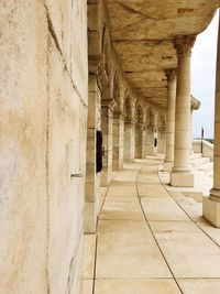 Corridor of historic building