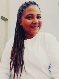Portrait of a smiling young woman