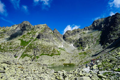 Panoramic view of townscape against sky