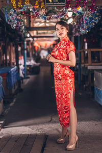 Portrait of a smiling young woman