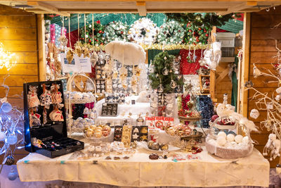 Market stall for sale in store