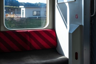 Interior of train