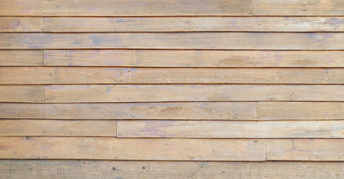 Full frame shot of wooden wall