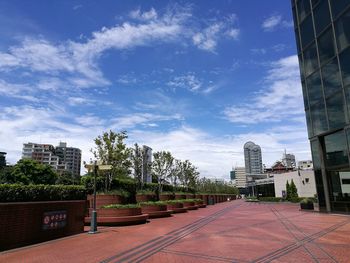 Cityscape against sky