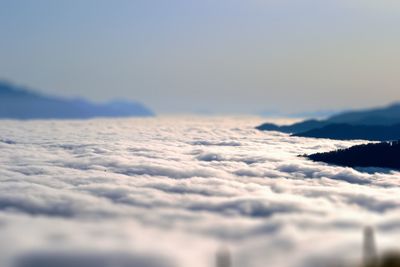 Scenic view of cloudscape against sky