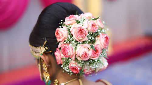 Close-up of rose bouquet
