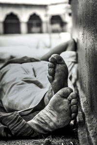 Close-up of a man hand