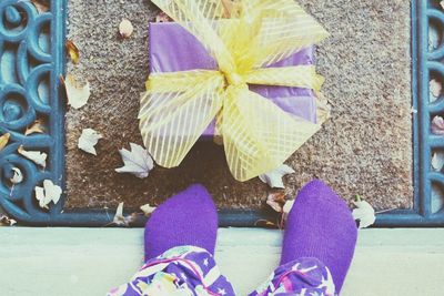 Full length of woman standing in park