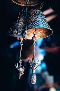 Low angle view of decoration hanging on ceiling