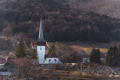 View of church