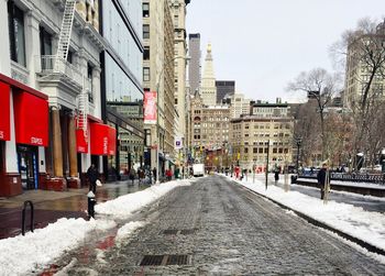 Street in winter