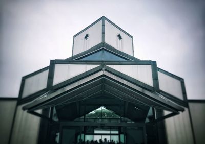 Low angle view of building against sky