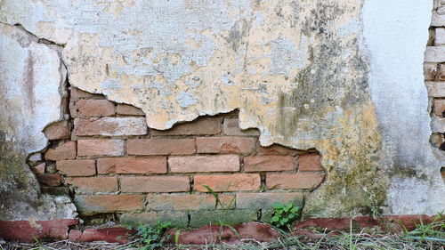 Close-up of brick wall