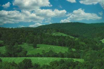 Scenic view of landscape against sky