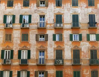 Full frame shot of residential building