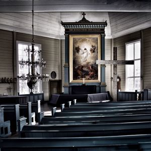 Interior of empty church