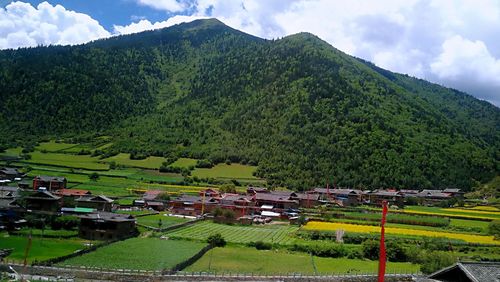 Scenic view of landscape against sky