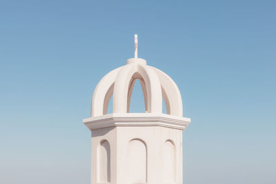 Dome of a church in santorini, greece, cyclades