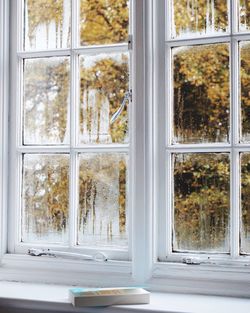 Book on window sill