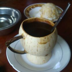 Close-up of coffee cup