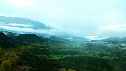 Scenic view of landscape against sky