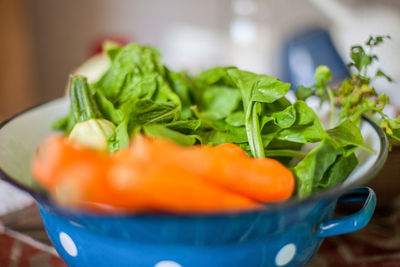 Close-up of vegetables in bowl