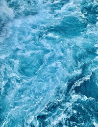 High angle view of swimming pool in sea