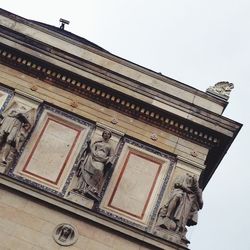 Low angle view of historical building