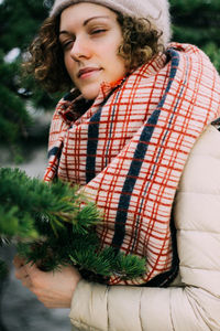 Portrait of a beautiful young woman