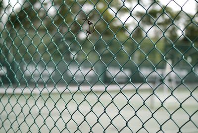 Full frame shot of chainlink fence