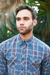 Portrait of young man