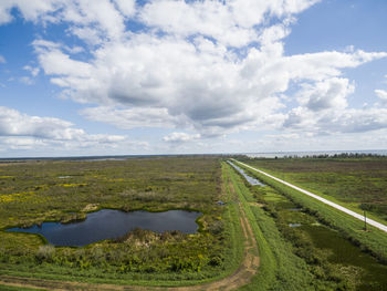 Scenic view of landscape against sky