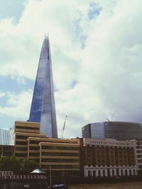 Modern cityscape against sky